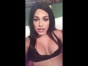 sexy spanish girl in shorts and bra on periscope