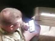 Army Guy Caught Jerking in Stall