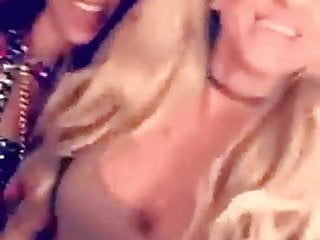 WWE - Summer Rae and Sasha Banks bouncing backstage