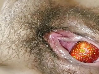 Strawberry, MILF Pussy, Licking, Cougar MILF Pussy