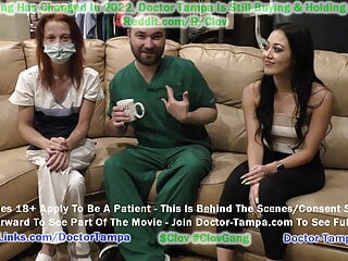 Tampa Amp Examine video: Become Doctor Tampa & Examine Blaire Celeste W. Nurse Stacy Shepard During Humiliating Gyno Exam Required 4 New Students