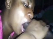 Tenant strokes me into her mouth