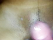 Cum on Wife's Pussy