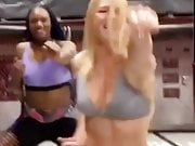 Holly Holm dancing