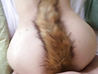 Foxtail Wife Enjoys Doggystyle Fucking