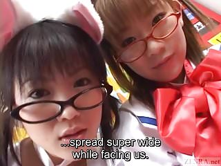Parody, Girls Masturbate, Japanese Subtitle, Asian Girl