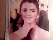 Cumtribute on Maisie Williams