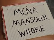 Mena Mansour Whore spanked