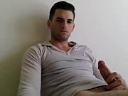 cute cali guy jerking off, cums and then something else...