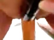 Wife with dildo and bullet squirting