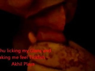 Nehu Licking my Glans -- Akhil