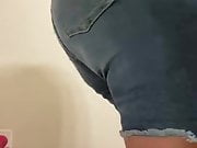 My ass in jean shorts 