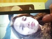 Cum tribute for Turkish girl face 