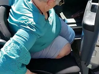 Ass, Bbw Blonde Granny, Beautiful Old, Outdoor