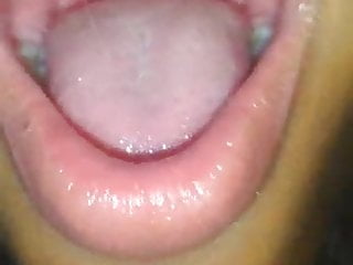 Cummed, Mouth, Cum in Mouth, Swallows Cum