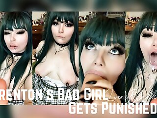 Brentons bad girl gets punished preview...