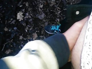 Mr fingering me in woods