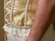 Corset and petticoat