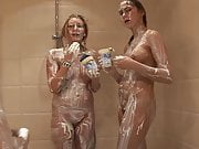 nude girls rubbing ice cream on their body 