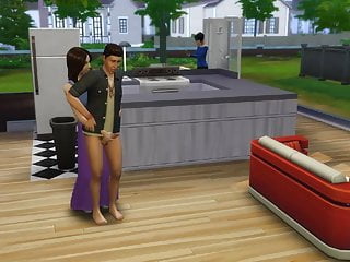 Orgasm, Handjob, Sims, Spanking