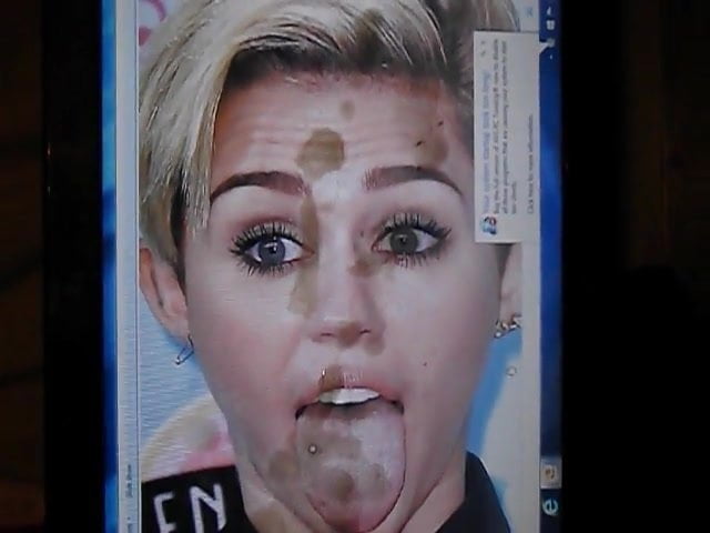 Miley cyrus cum