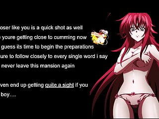  video: Rias Gremory punishes A peeping Tom – Femdom JOI