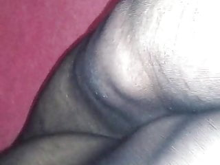 schwarze Strumpfhose