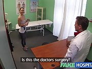 FakeHospital Sexy British patient swallows doctors advice