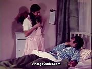 A Naughty Nurse's Blowjob is Great (1960s Vintage)