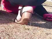 Pretty MILF with dirty feets part 2