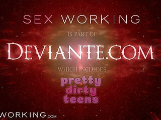  video: DEVIANTE - Chinese Asian online sex worker shares her big cock boyfriend with Russian babe for creampie threesome