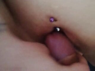 On Clit For German Girl With Piercing...