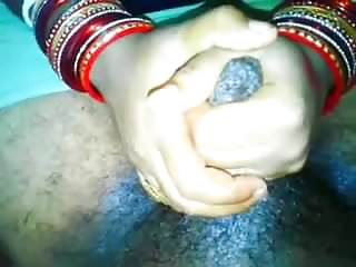 Desi Handjob, Indian, Indian Wife Handjob