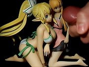 SaO : Leafa and Asuna SoF.Figures Cumshots