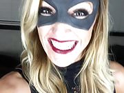 Katie Cassidy in Black Canary costume