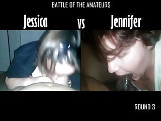 Jennifer, Throated Blowjob, Blowjob, Round