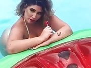 hot photoshoot in pool