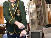 Schoolboy uniform ripped