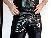 PVC vinyl summer outfit