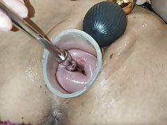 Inserting my new toy deep in my Cervix for you - Maya Simons