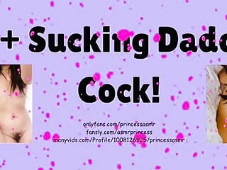 SUCKING DADDYS COCK