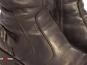 My Sister's Shoes: Black Leather Boots I 4K