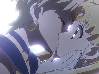 Crystal, Sailor, Japanese, Moon, Kissing