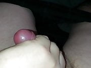 Playing with my small cock