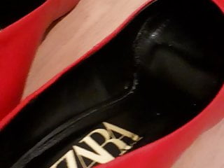 Gfs new red pointy shoes quick...
