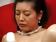 Mature japanese masturbated with dildo