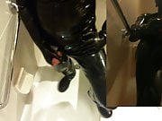 Cumshot in Heavy Rubber - Full latex Cover - Dual View