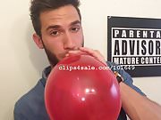 Balloon Fetish - Adam Rainman Blowing Balloons