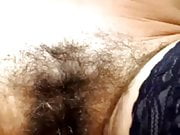 Mature hairy cunt close-up, amateur