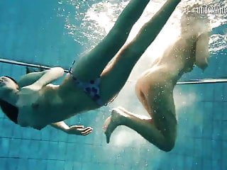 Teen, Teen Strip, Underwater, Swimming Pool